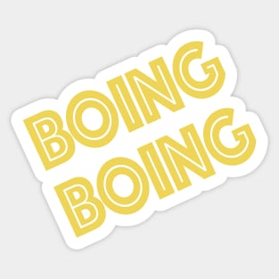 Boing Boing Sticker